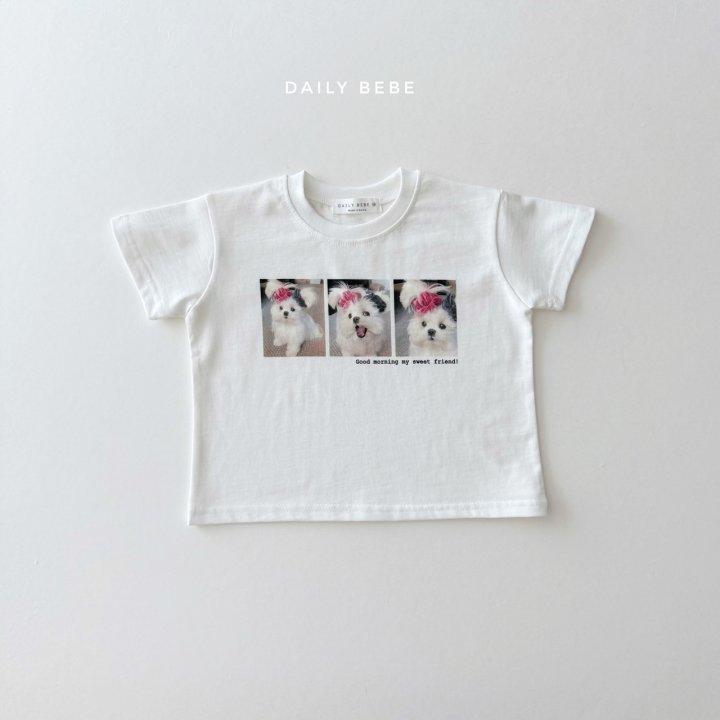 Daily Bebe - Korean Children Fashion - #childrensboutique - 3-Panel Short Sleeve Tee - 2