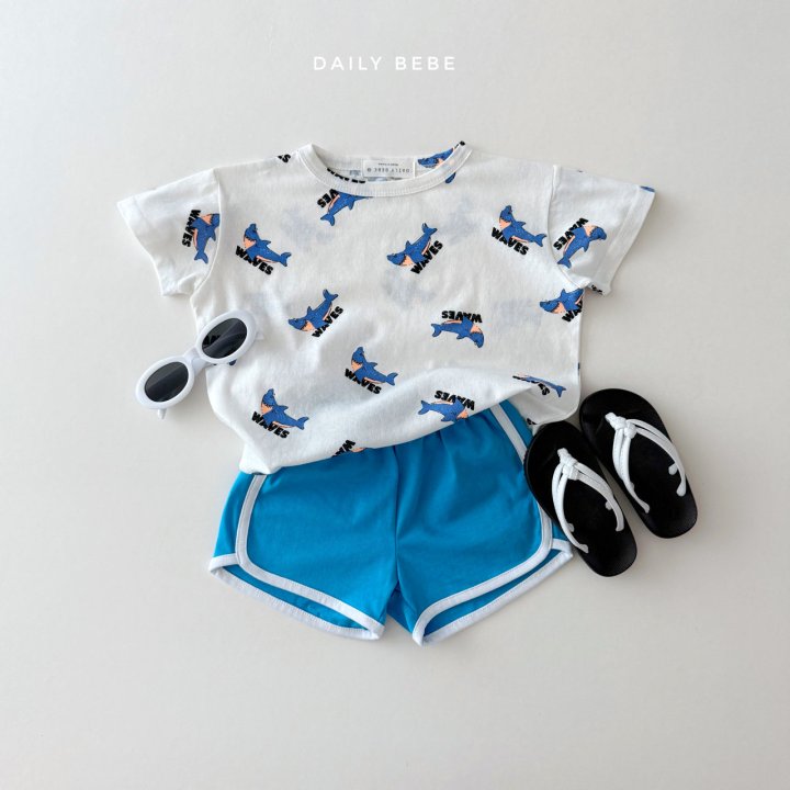 Daily Bebe - Korean Children Fashion - #childrensboutique - Pattern Short Sleeve Tee - 10
