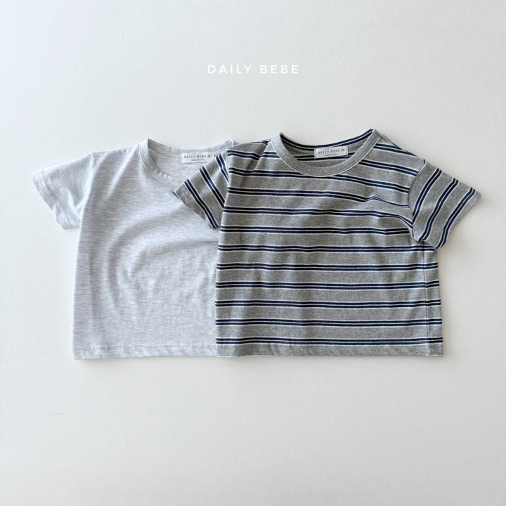 Daily Bebe - Korean Children Fashion - #childrensboutique - Short Sleeve Tee Set - 9