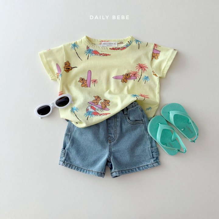 Daily Bebe - Korean Children Fashion - #childrensboutique - Palm Bear Tee - 4
