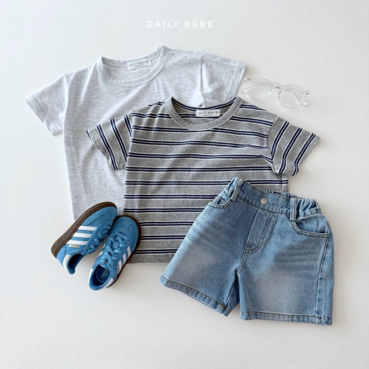 Daily Bebe - Korean Children Fashion - #designkidswear - Short Sleeve Tee Set - 10