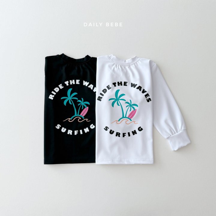 Daily Bebe - Korean Children Fashion - #designkidswear - Loose Fit Water Tee