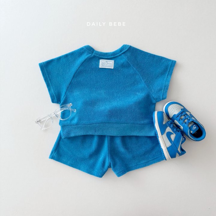 Daily Bebe - Korean Children Fashion - #discoveringself - Terry Set - 3