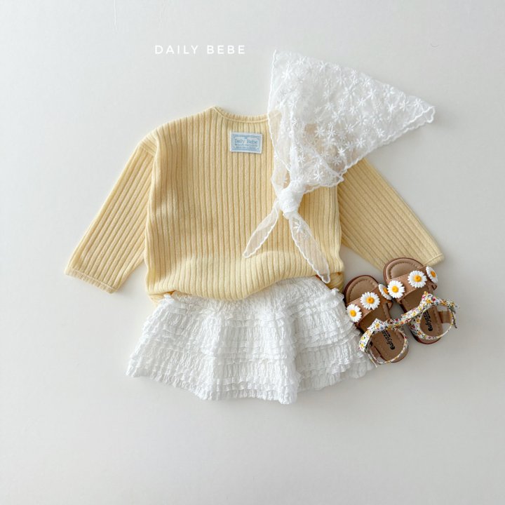 Daily Bebe - Korean Children Fashion - #discoveringself - Summer Long Sleeve Tee - 10