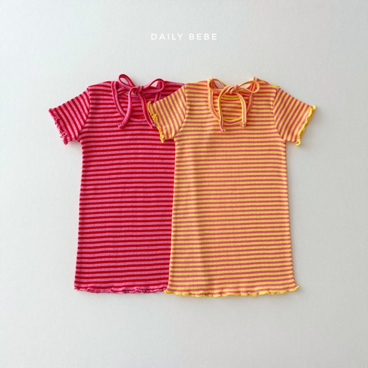 Daily Bebe - Korean Children Fashion - #discoveringself - Tight Fit Dress