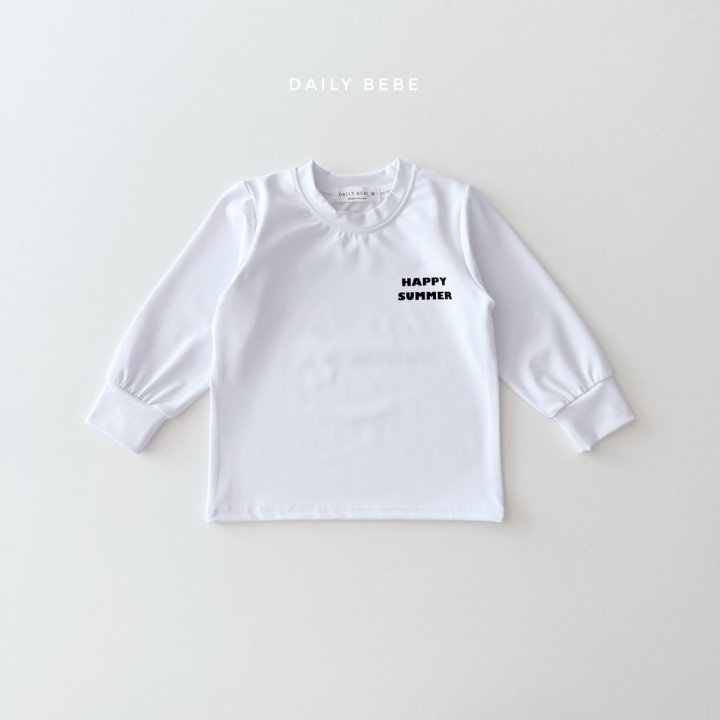Daily Bebe - Korean Children Fashion - #discoveringself - Loose Fit Water Tee - 2