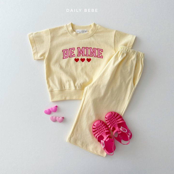 Daily Bebe - Korean Children Fashion - #fashionkids - Be Mine Wide Set - 2