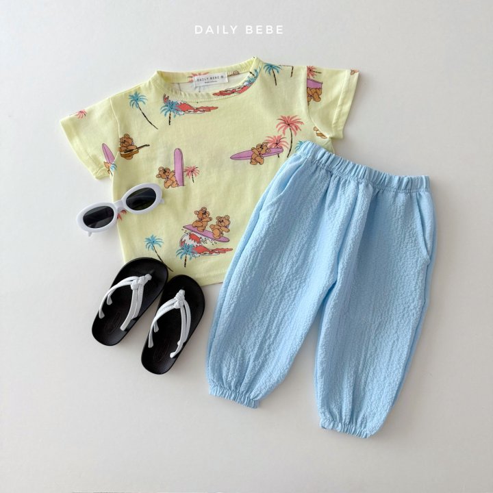Daily Bebe - Korean Children Fashion - #fashionkids - Palm Bear Tee - 6