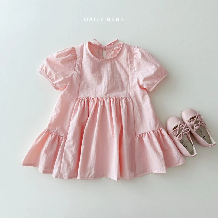 Daily Bebe - Korean Children Fashion - #kidsshorts - Rustling Dress - 6