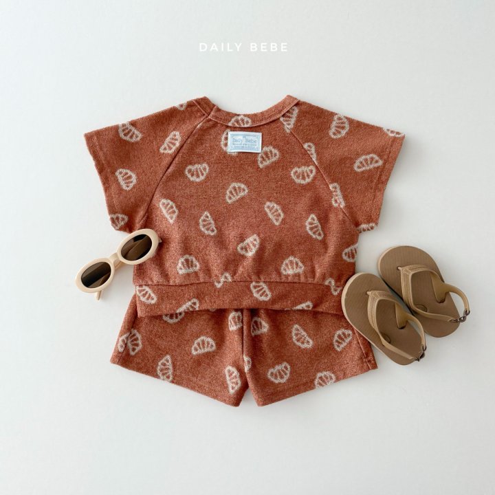 Daily Bebe - Korean Children Fashion - #kidsstore - Terry Set - 6