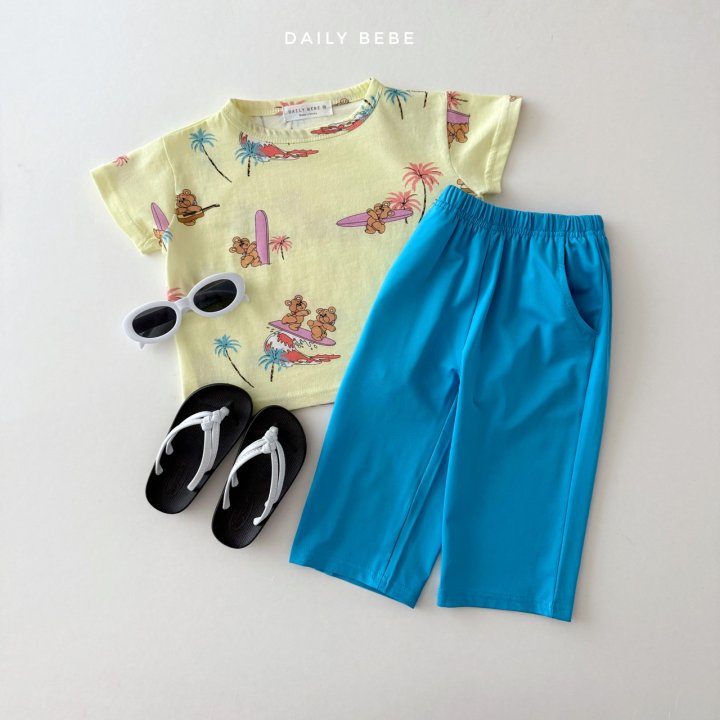 Daily Bebe - Korean Children Fashion - #kidsstore - Palm Bear Tee - 8