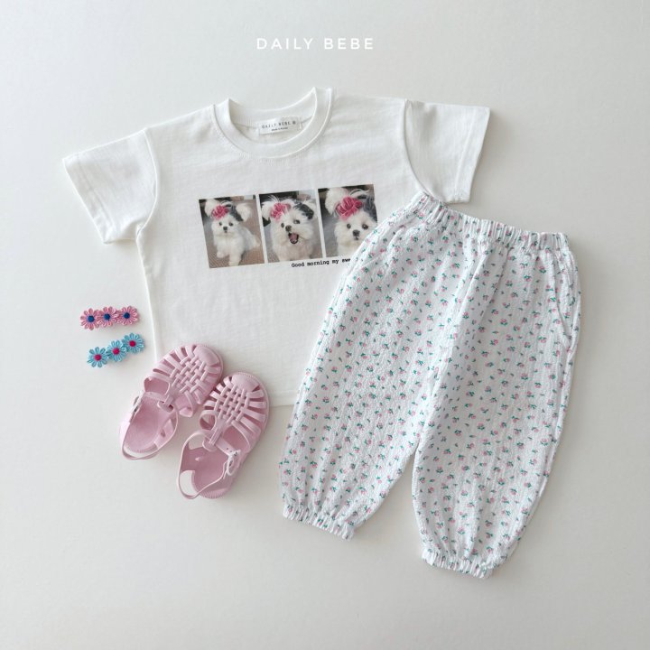 Daily Bebe - Korean Children Fashion - #kidsstore - 3-Panel Short Sleeve Tee - 7