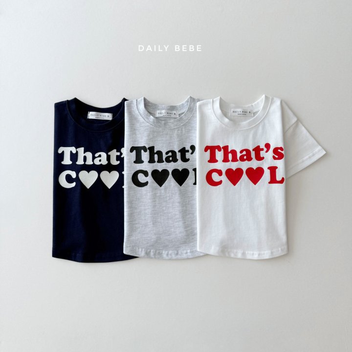 Daily Bebe - Korean Children Fashion - #kidsstore - Thats Cool Short Sleeve Tee