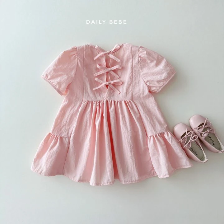 Daily Bebe - Korean Children Fashion - #kidsstore - Rustling Dress - 7