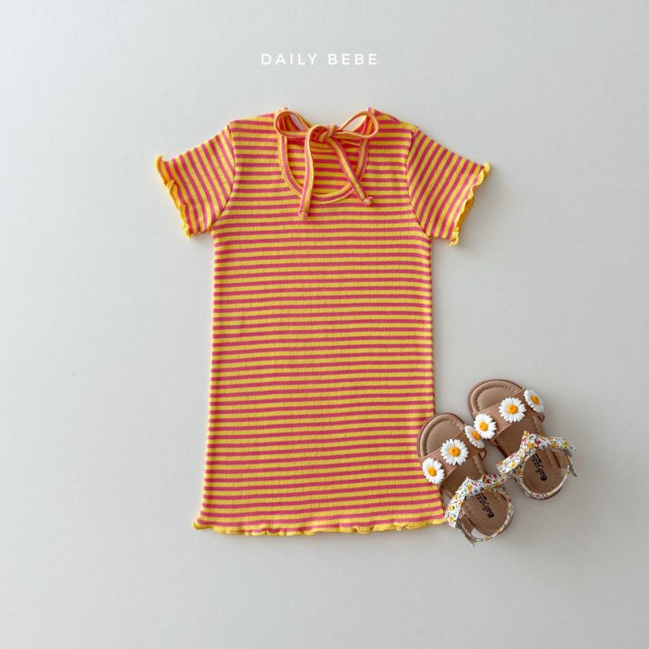 Daily Bebe - Korean Children Fashion - #kidsshorts - Tight Fit Dress - 4