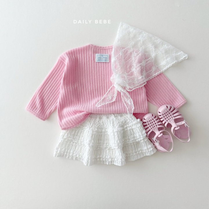 Daily Bebe - Korean Children Fashion - #kidsstore - Lace Skirt - 11