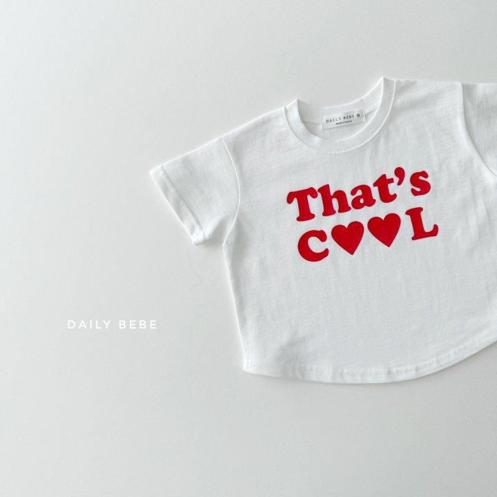 Daily Bebe - Korean Children Fashion - #kidzfashiontrend - Thats Cool Short Sleeve Tee - 2