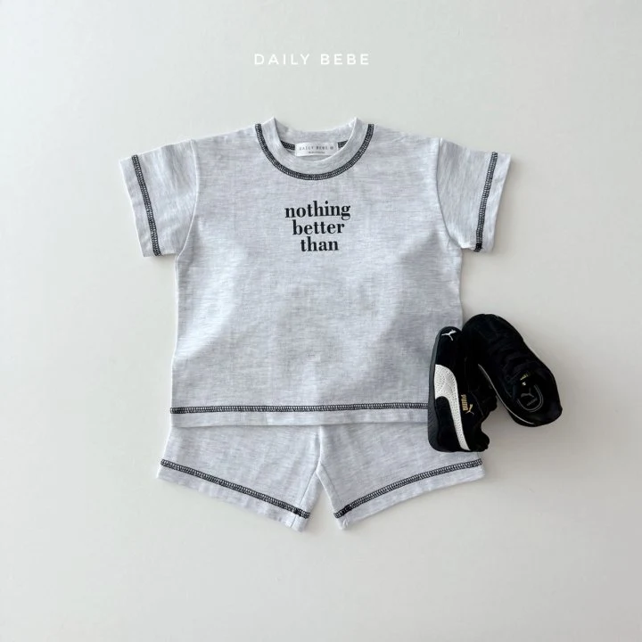 Daily Bebe - Korean Children Fashion - #littlefashionista - Nothing Set - 6