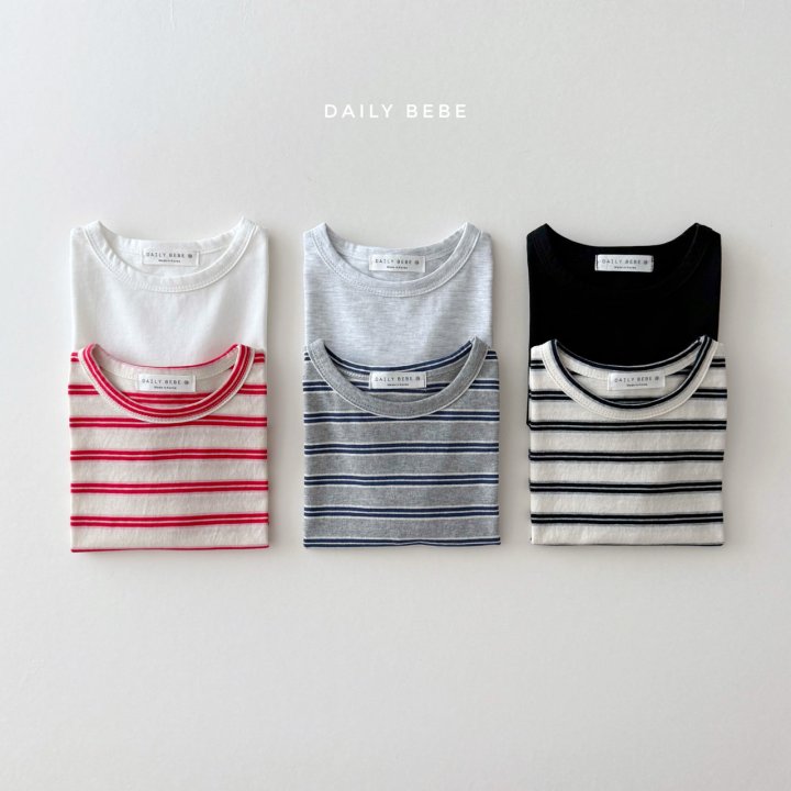 Daily Bebe - Korean Children Fashion - #littlefashionista - Short Sleeve Tee Set
