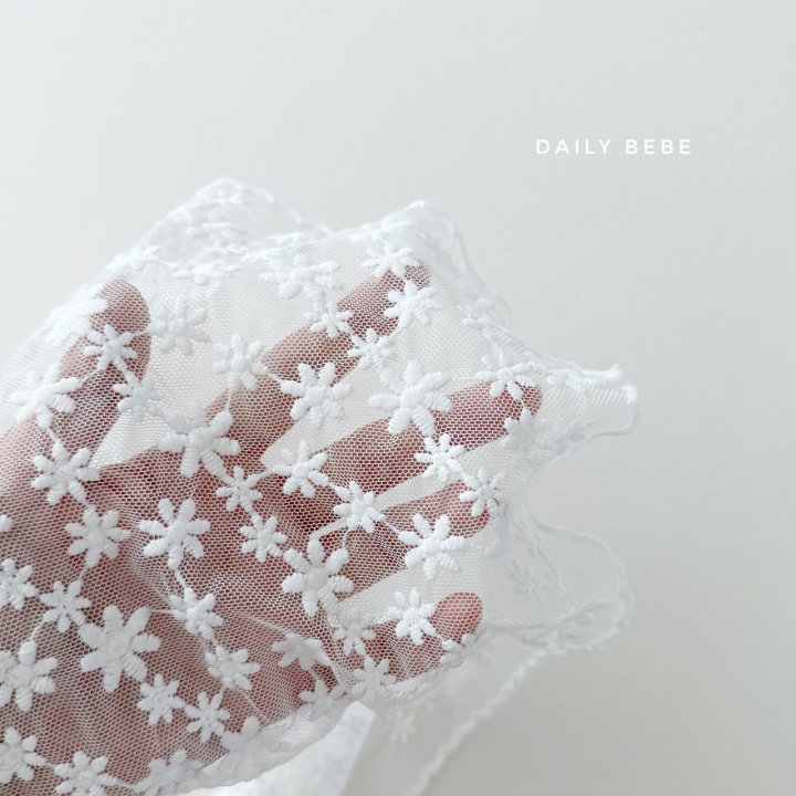 Daily Bebe - Korean Children Fashion - #magicofchildhood - Lace Bonnet - 6