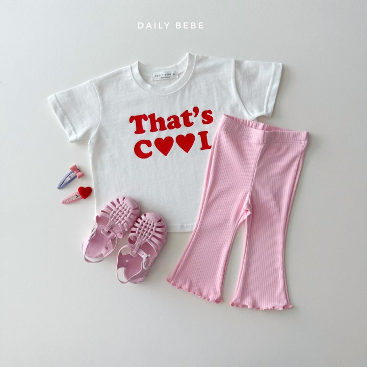 Daily Bebe - Korean Children Fashion - #minifashionista - Thats Cool Short Sleeve Tee - 6