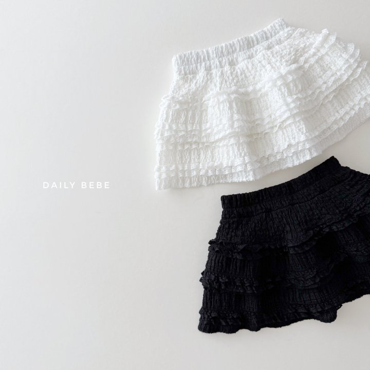 Daily Bebe - Korean Children Fashion - #minifashionista - Lace Skirt - 2
