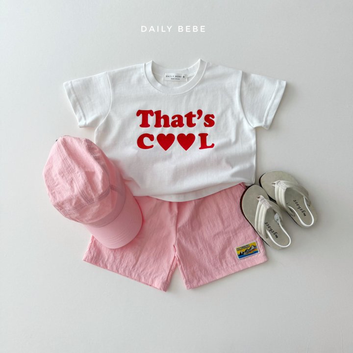 Daily Bebe - Korean Children Fashion - #prettylittlegirls - Thats Cool Short Sleeve Tee - 7