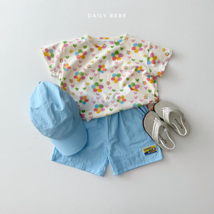 Daily Bebe - Korean Children Fashion - #prettylittlegirls - Pattern Short Sleeve Tee - 5