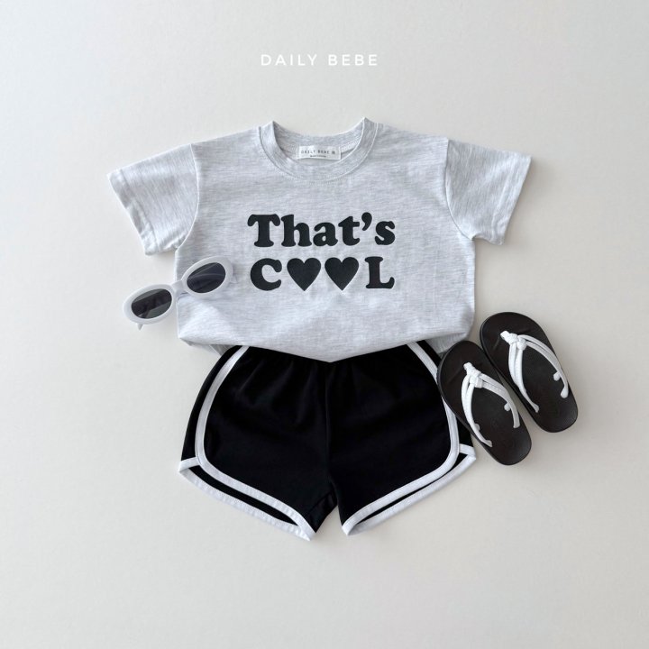 Daily Bebe - Korean Children Fashion - #stylishchildhood - Thats Cool Short Sleeve Tee - 10