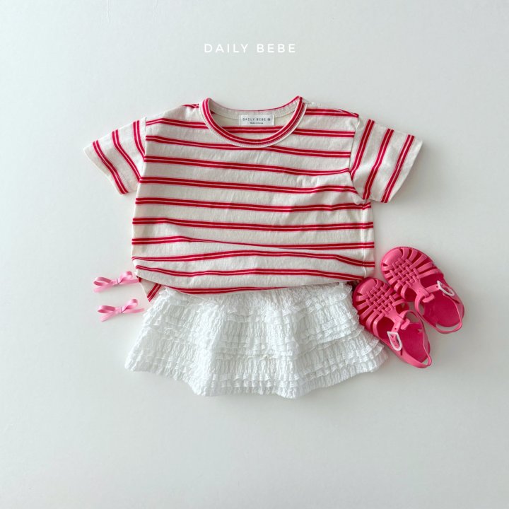 Daily Bebe - Korean Children Fashion - #stylishchildhood - Short Sleeve Tee Set - 7