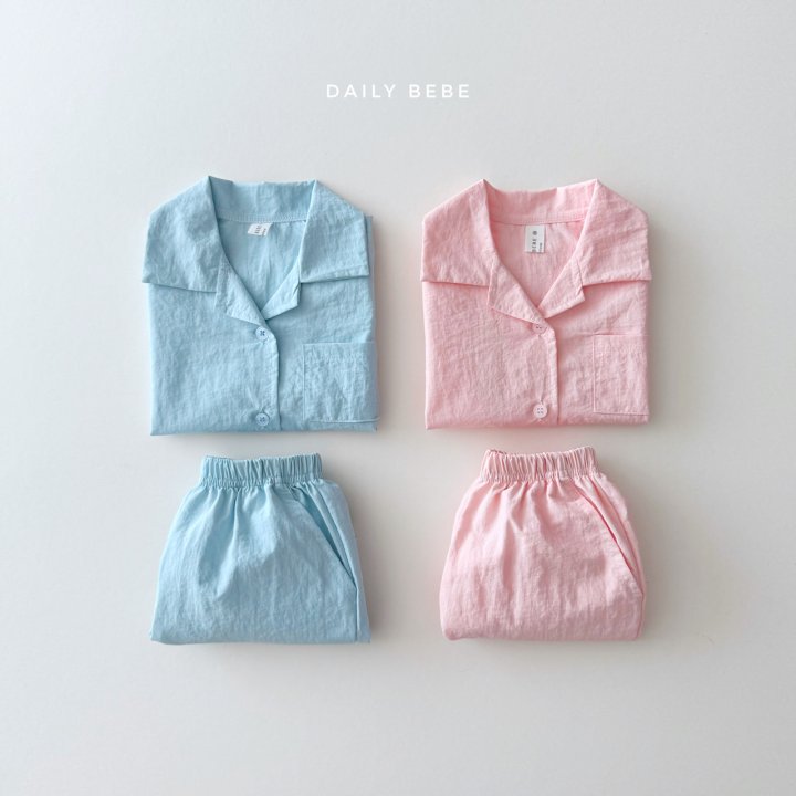 Daily Bebe - Korean Children Fashion - #stylishchildhood - Rustling Top Bottom Set