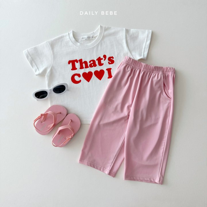 Daily Bebe - Korean Children Fashion - #todddlerfashion - Thats Cool Short Sleeve Tee - 8