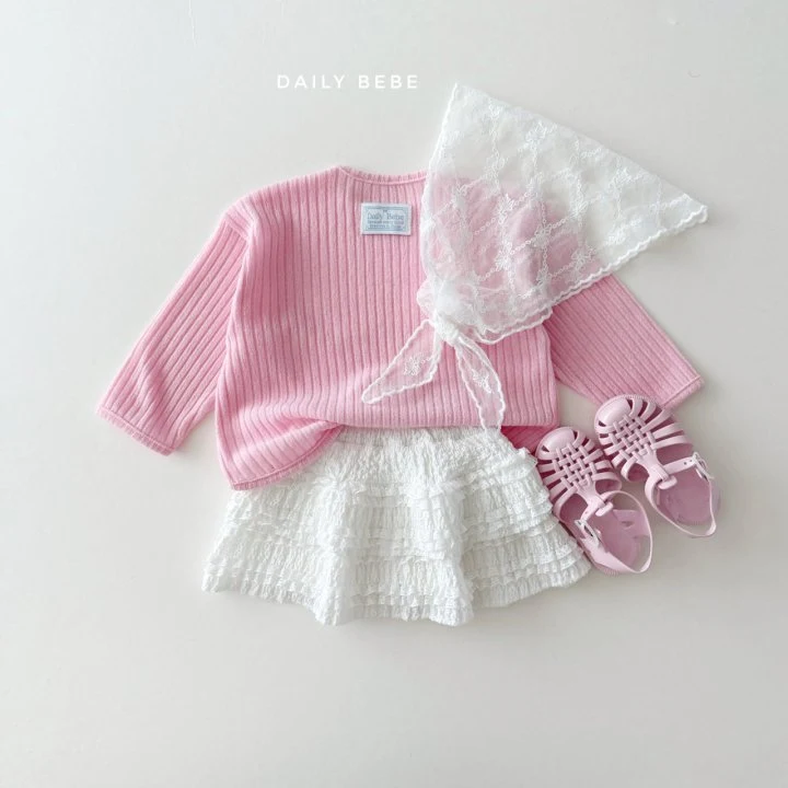 Daily Bebe - Korean Children Fashion - #prettylittlegirls - Summer Long Sleeve Tee - 4