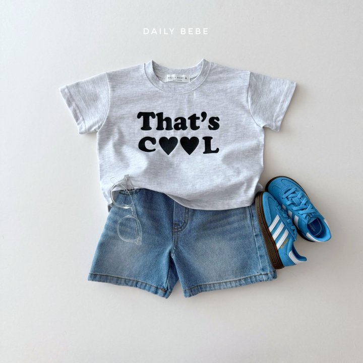 Daily Bebe - Korean Children Fashion - #toddlerclothing - Thats Cool Short Sleeve Tee - 9