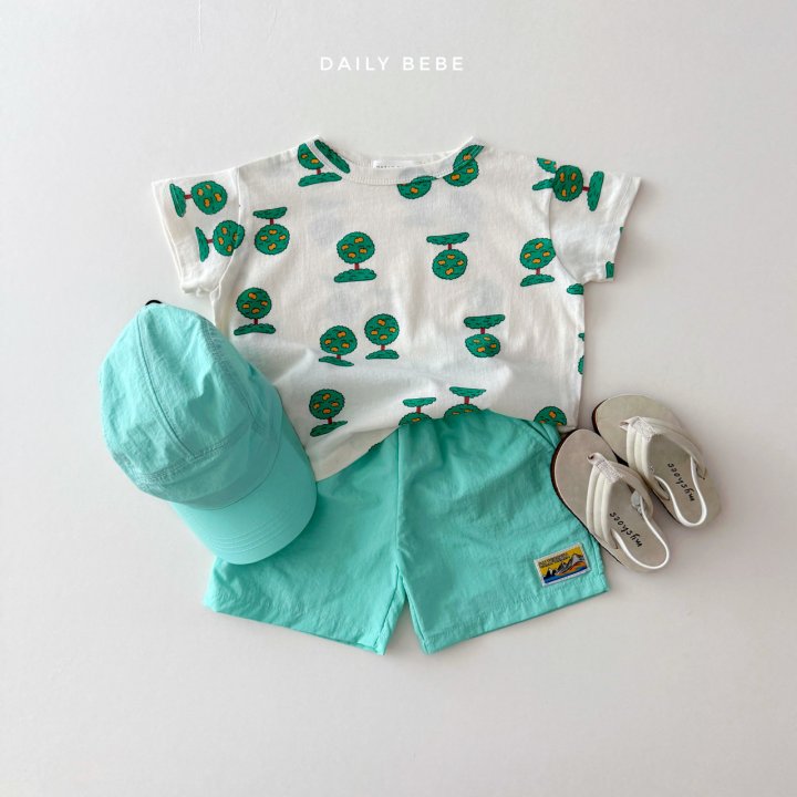 Daily Bebe - Korean Children Fashion - #toddlerclothing - Pattern Short Sleeve Tee - 7