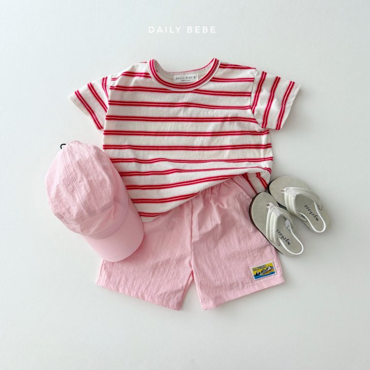 Daily Bebe - Korean Children Fashion - #toddlerclothing - Short Sleeve Tee Set - 6