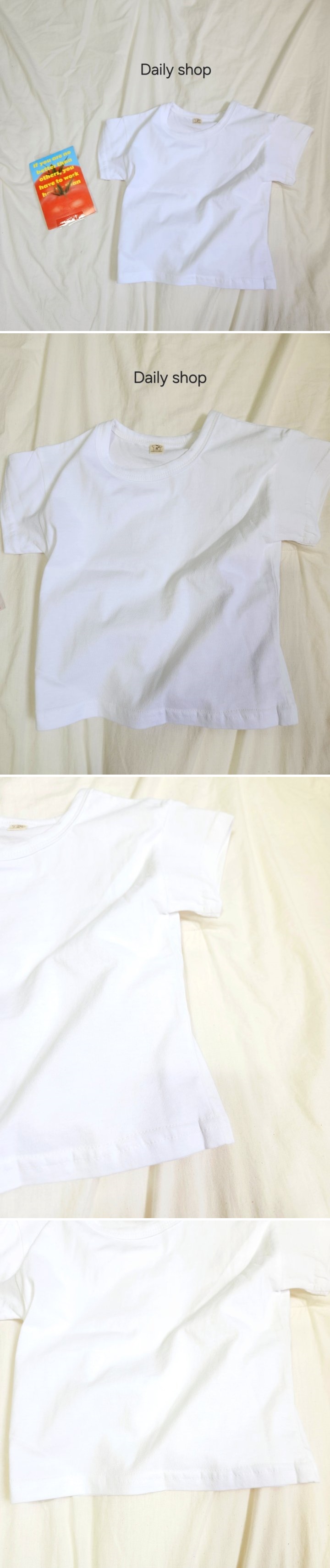 Daily shop - Korean Children Fashion - #childofig - Basic Short Sleeve Tee