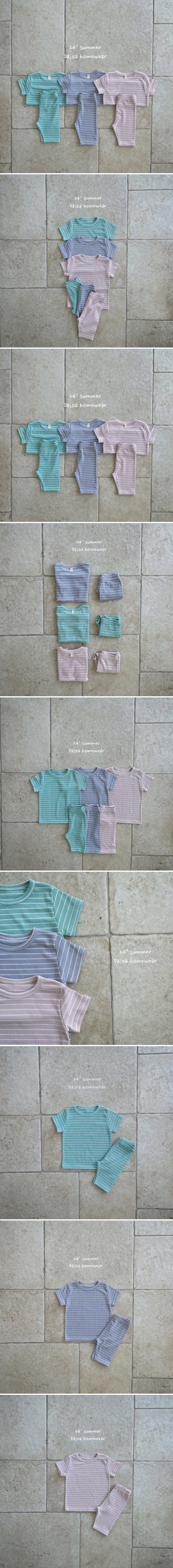 Dajoa - Korean Children Fashion - #littlefashionista - Striped Easywear
