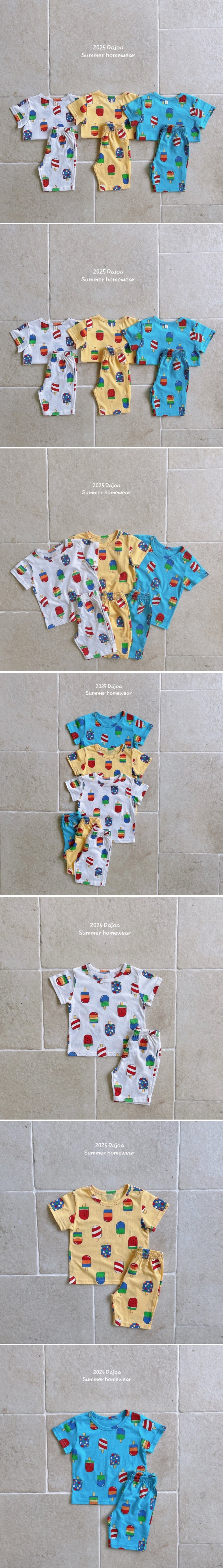Dajoa - Korean Children Fashion - #magicofchildhood - Summer Ice Cream Easywear