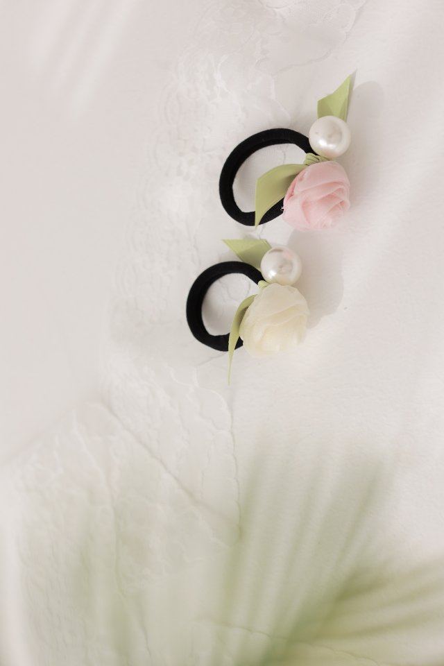 Dalla - Korean Baby Fashion - #babyboutiqueclothing - Rose Hair Tie - 3