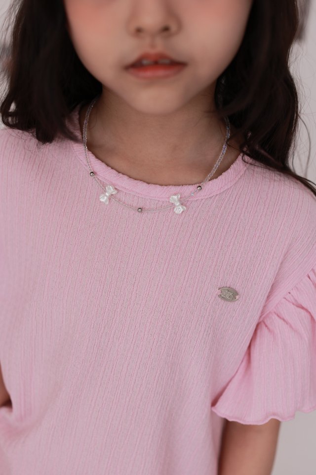 Dalla - Korean Baby Fashion - #babyfever - Bling Ribbon Necklace - 7