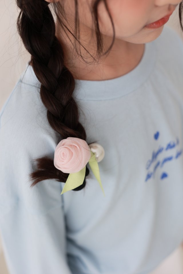 Dalla - Korean Baby Fashion - #babyfever - Rose Hair Tie - 6