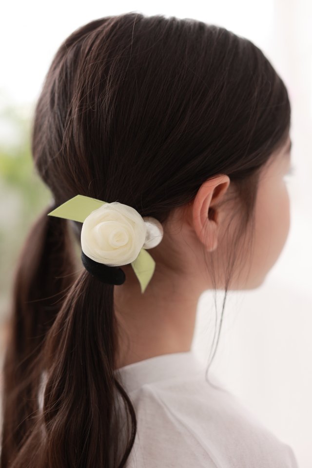 Dalla - Korean Baby Fashion - #babylifestyle - Rose Hair Tie - 8