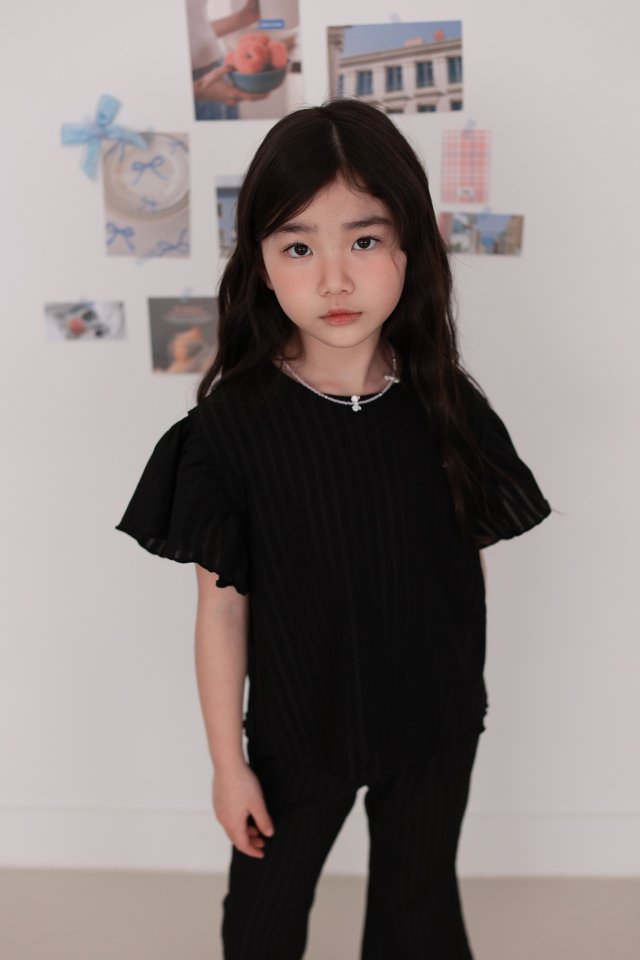 Dalla - Korean Baby Fashion - #babyootd - Bling Ribbon Necklace - 11