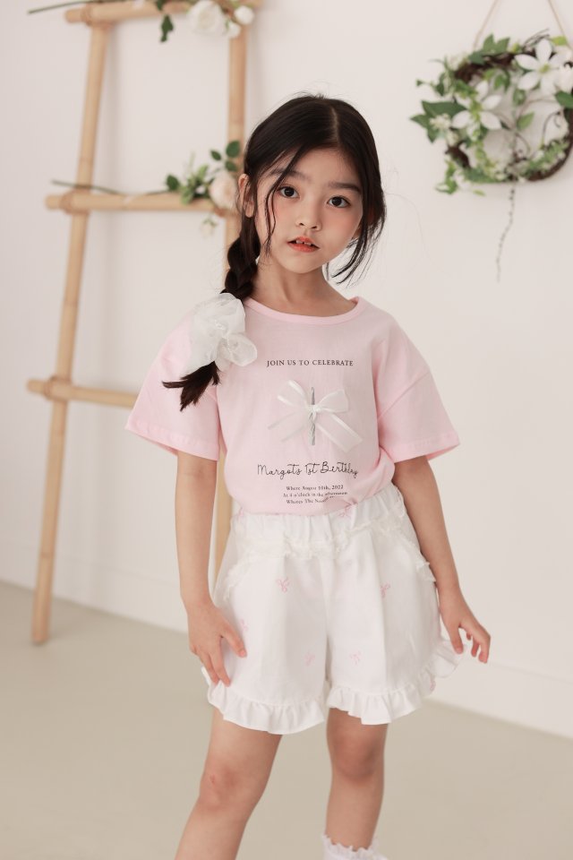 Dalla - Korean Baby Fashion - #babyootd - Chiffon Pearl Hair Tie - 9