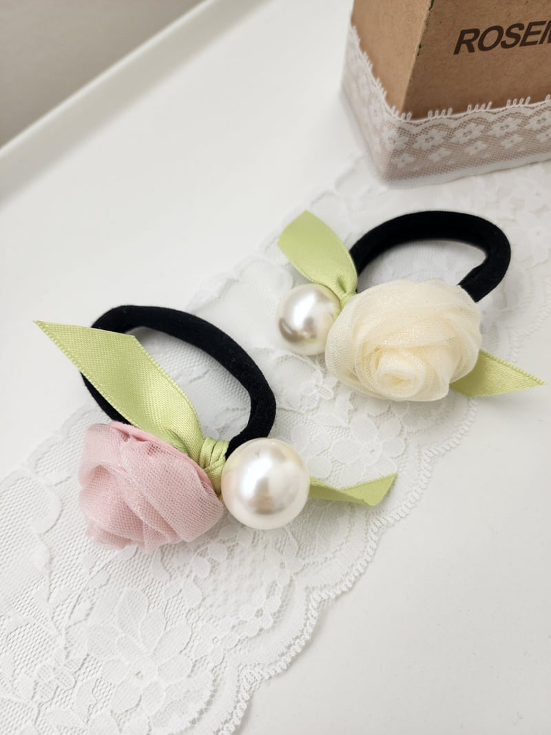 Dalla - Korean Baby Fashion - #babyoutfit - Rose Hair Tie - 12