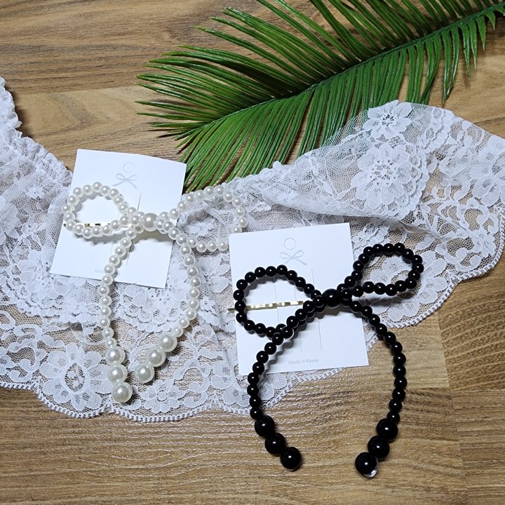 Dalla - Korean Baby Fashion - #onlinebabyboutique - Big Pearl Pin