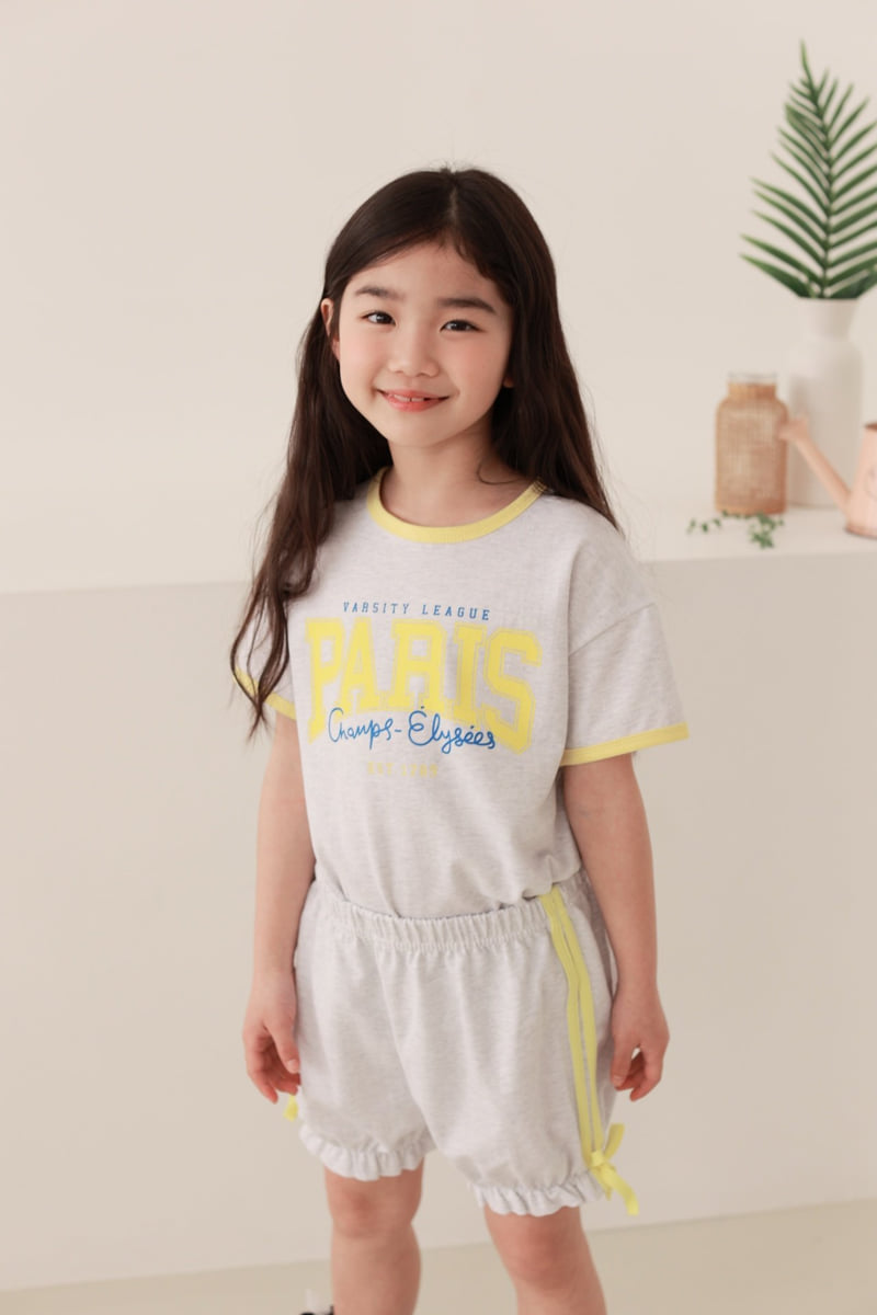 Dalla - Korean Children Fashion - #Kfashion4kids - Paris PK Tee - 12
