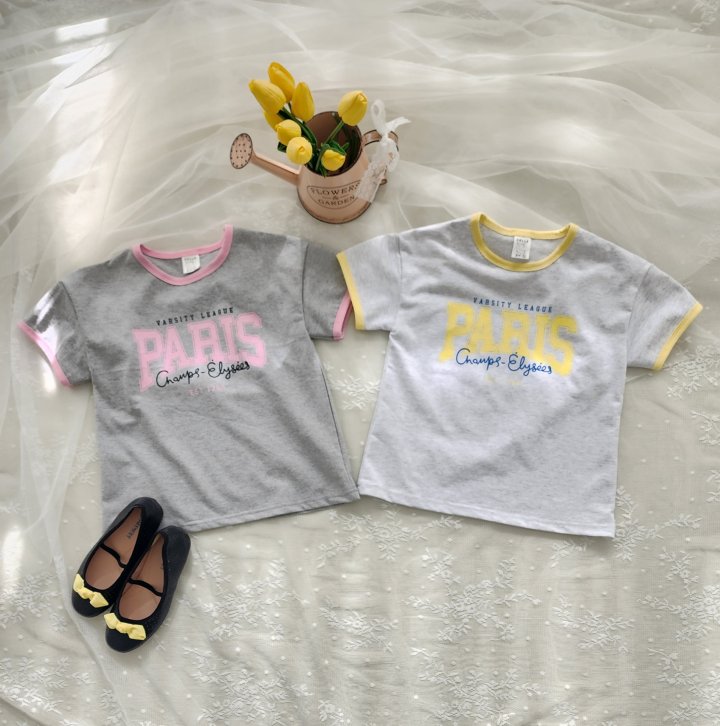 Dalla - Korean Children Fashion - #stylishchildhood - Paris PK Tee - 4