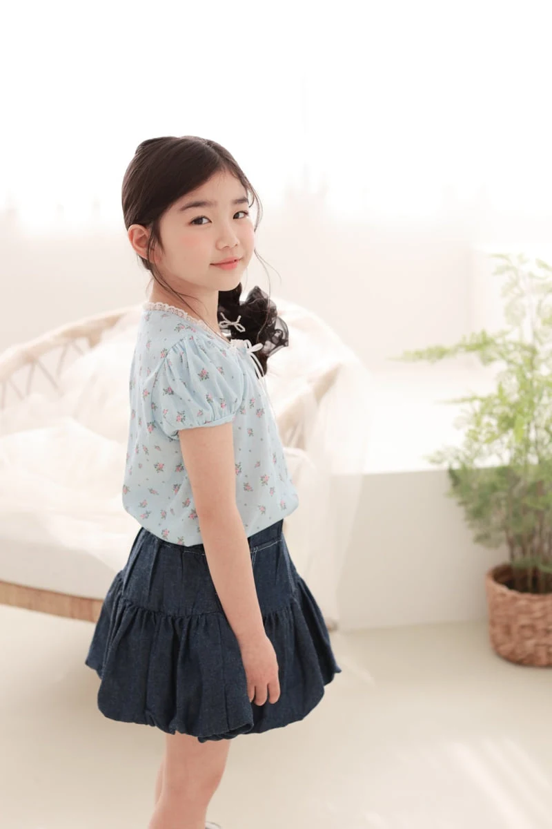 Dalla - Korean Children Fashion - #childofig - Eyelet Flower Tee - 12